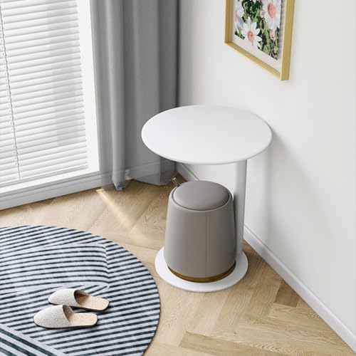 Mesa auxiliar para sofa que ahorra espacio en salones pequeños 7