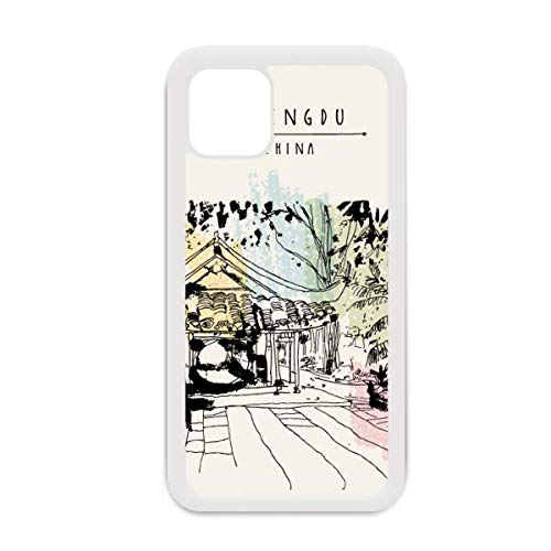 Coque iPhone 12 Pro Max Pavillon de Chine Blanc étui élégant aux finitions soignées