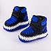Diaper Book Club Baby Sneakers Crochet Hypebeast Shoes for Toddler Sneakerheads, Soft Booties for Boys & Girls, Designer Kids Fashion, Breathable & Comfortable Children's Kicks Retro - Blue