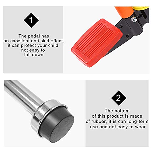 Pogo Stick for Kids Pogo Stick for Boys and Girls, Pogo Sticks for Ages 7 and Up, .Load Capacity 88Lbs, Easy Grip, Pogo Stick for Hours of Wholesome Fun, Orange