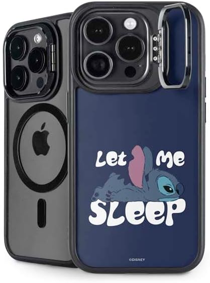 Skinit Kickstand Phone Case Compatible with iPhone 15 Pro Max - Officially Licensed Disney Lilo and Stitch Stay Weird Design