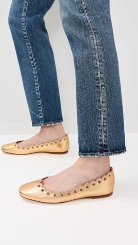 Larroudé Women's Meghan Broderie Ballet Flats3