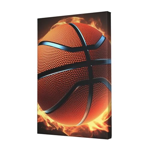 Impression sur toile 3D Basketball pour raviver un mur vide sans percer