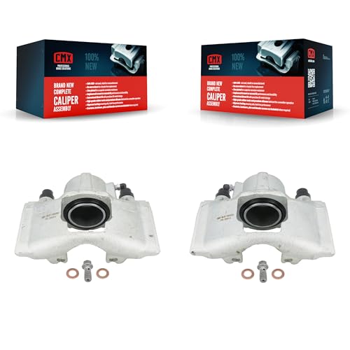 CMX Front Disc Brake Caliper (Left Right) Kit For Chevrolet GMC K1500 C1500 K2500 Dodge Ram 1500 C2500 Astro Safari Tahoe Yukon Suburban Express 2500 Savana Cadillac DeVille Blazer Escalade KBC-100006 by CMX - Used condition - CA$120.68