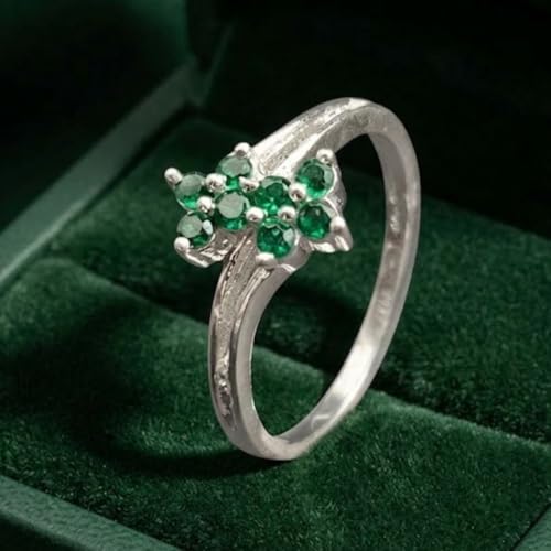 Image of Parasmoni Double Flower Sparkle Ring