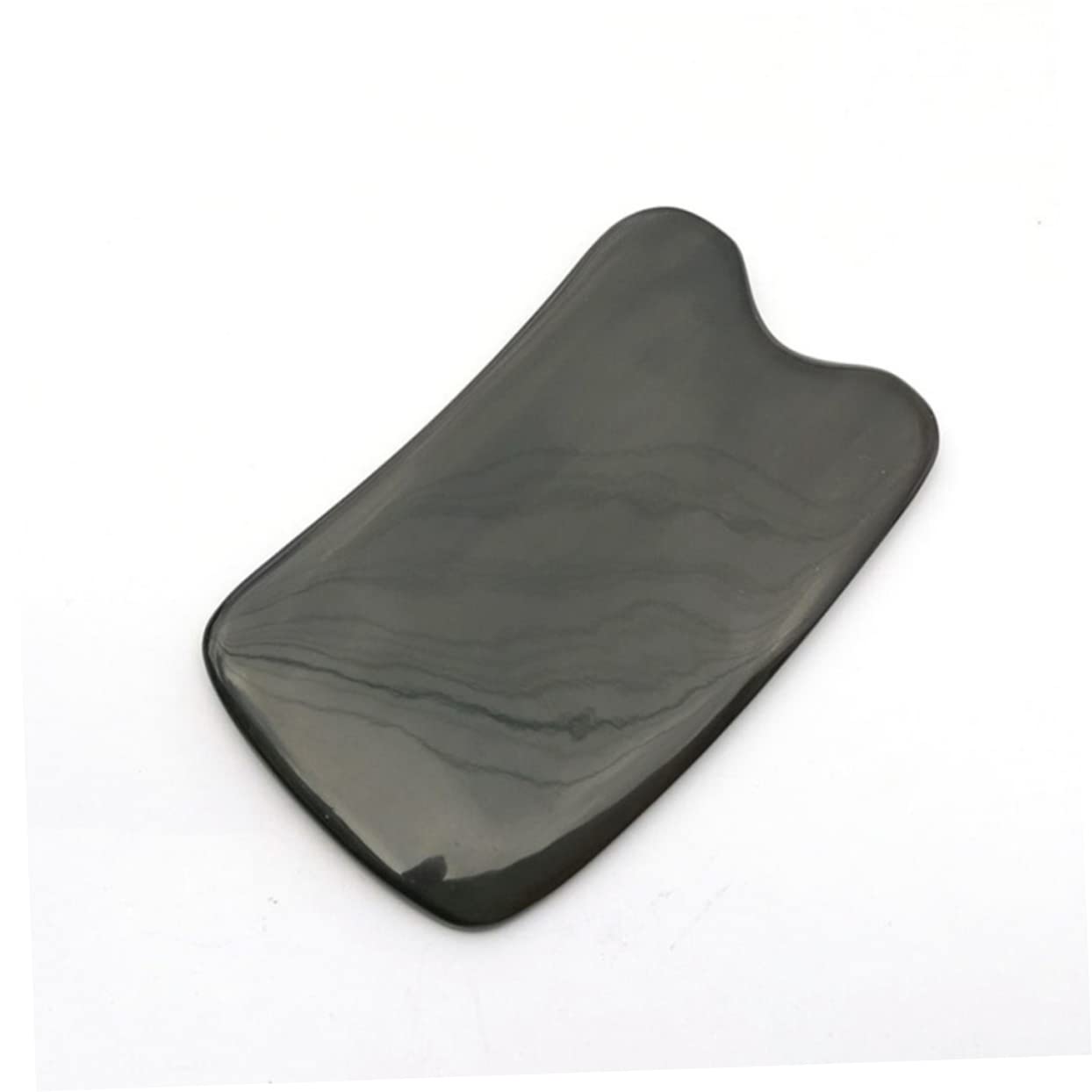 FRCOLOR 3 Pack Natural Ox Horn Massager Face Body Scrapping Tool Lightweight for Travel Soothe Pain Discomfort