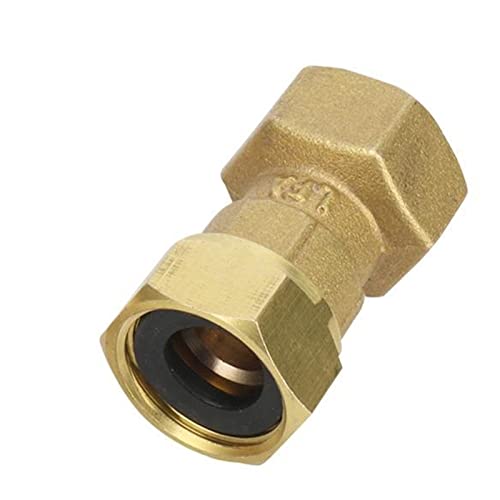 Manguito recto hexagonal G1/2 macho hembra para tubería de latón de 1/2 2