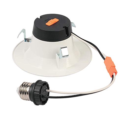 Westinghouse 5141000 11.4 Watt (65 Watt Equivalent) 6-Inch Recessed LED Downlight with Color Temperature Selection, Dimmable, ENERGY STAR, Medium Base, White Trim by Westinghouse - Used condition - Image 2