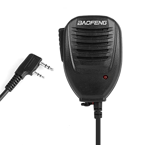 Image of CALANDIS Handheld Shoulder Speaker Mic Ergonomic Portable for BF530 BF666S BF490 | Microphones | Parts & Accessories | Radio Communication