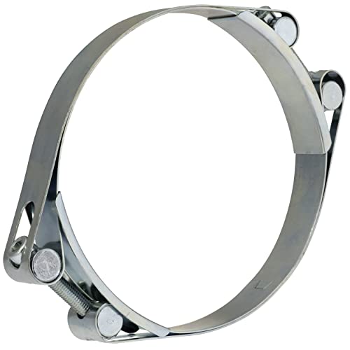 AERZETIX - Collier de Serrage à Tourillon Double 150-160 mm - Largeur de la Bande 24 mm - en Acier Zingué - Couleur Argent - pour Pompage Irrigation Chimie Tuyau...