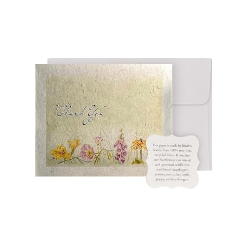 Thank You Set Plantable Wildflower Seed Greeting Card