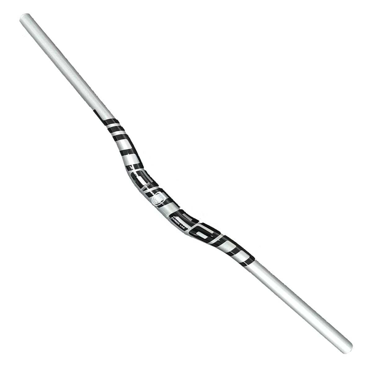 DELVOYE 25.4/31.8mm Carbon Mountain Bike Handlebars Extra Long 580-760mm MTB Bicycle Handlebar Road Bike Downhill Cycling Racing Riser Bar Silver (Color : 31.8mm, Size : 740mm)
