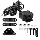 Handlebar Winch Control Switch 12v Winch Rocker Thumb Switch with Mounting Bracket Handlebar Control