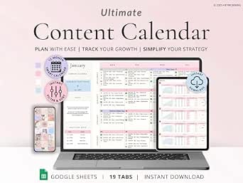 Business Content Calendar 2026 Simple Monthly Planner for Entrepreneurs, Creators & Small Businesses