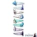 LUV HER Frozen Hair Clips for Girls Snap Clips 8 Pack Multi Color Ages 3+