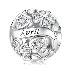 4-April Birthstone Bead