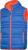 NORDCAP Herren Steppweste, leichte Outdoor-Weste, warm und windabweisend, sportliches Gilet mit Kapuze und Reißverschlusstaschen, Blau, Gr. XL