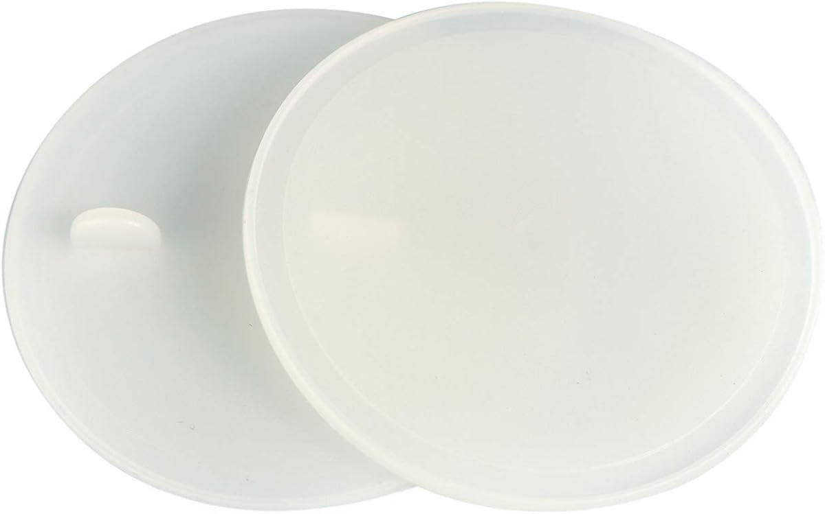 Leak Proof Platinum Silicone Sealing Lid Inserts/Liners for Mason Jars (10 Pack, Regular Mouth)