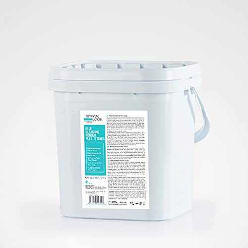 DESIGN LOOK Polvo DECOLORANTE 8 Tonos con PLEX Pack 3KG (6 Bolsas 500GR), Único, Estándar