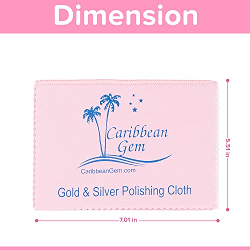 Caribbean Gem Usa Polishing Cream | Safely Tarnish Remover Polishing Cream From Gold, Silver, And Platinum | 2Oz Bottle | With Polishing Cleaning Cloth | 1 Pack #TOP4