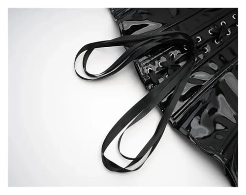 Corset Belt PU Leather Corset Top Women Steampunk Corsets and Bustiers Underbust Waist Cincher4