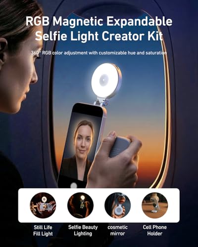 Image of TELESIN Fun Shot Magnetic Phone Camera Grip & 4 in 1 RGB Selfie Light Kit