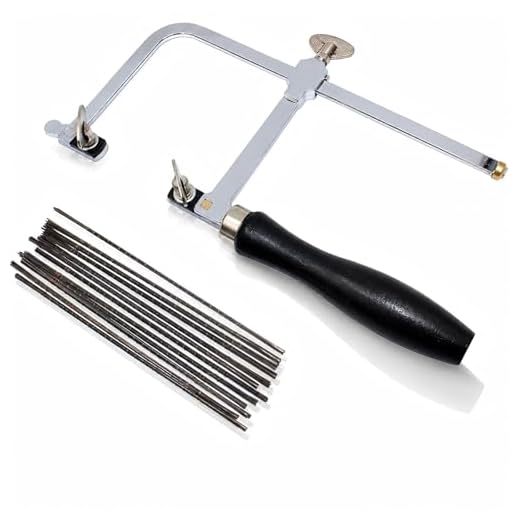 NIUPIKA Jeweler's Saw Frame Adjustable with 144 Blades Professional Jewelry Making Kit