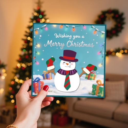 DELORIGIN Weihnachts Schneemann Stanzformen Kartenherstellung Stanzschablone Scrapbooking Prägevorlage Für Weihnachtsgrußkarten Einladungsdekor