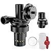 Automatic Utility Sink Pump, Under-Sink Mounted for Gravity-Free Drainage, 115V Pump with Drain Screen, Check Valve and Ball Valve