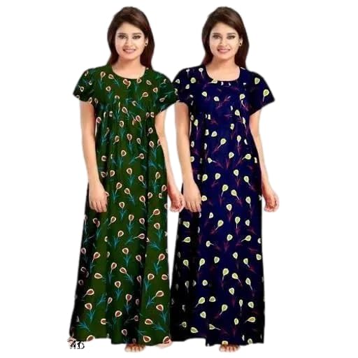 Women’s Feeding Front Zip Nighty for Pregnancy Combo Relaxed Fit_161-picture-30