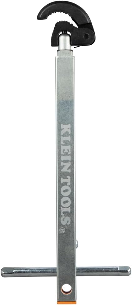 Klein Tools 68232 Telescoping Basin Wrench, Adjustable 10–17-Inch Plumbing Wrench with 1-1/4-Inch Jaw Capacity, Ideal for Hard to Reach Spaces