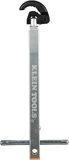 Klein Tools 68232 Telescoping Basin Wrench, Adjustable 10-17-Inch Plumbing Wrench with 1-1/4-Inch Jaw Capacity, Ideal for Hard to Reach Spaces