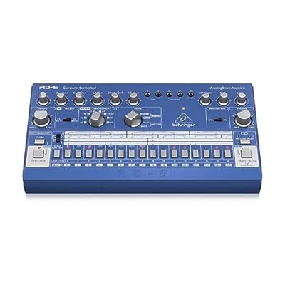 Behringer RD-6-BU, Máquina de tambor analógico, RHYTHM DESIGNER RD-6, Azul | Ya disponible en tu tienda friki favorita! En mundofriki.es!