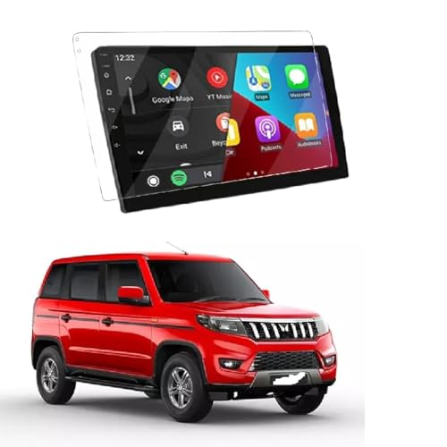 Car Stereo Screen Protector, 9-inch, Compatible with Android Display Suitable for Mahindra Bolero Neo