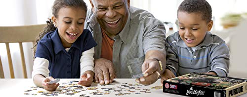 Image of YouTheFan NCAA Purdue Boilermakers FB Retro Series Puzzle - 500 Pieces, Team Colors, Large