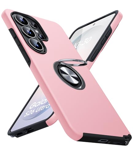 JAME for Samsung Galaxy S26 Ultra Case Ring Stand Shockproof Phone Case