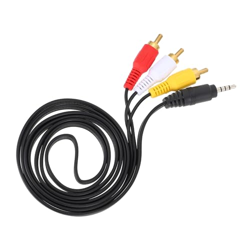 Angoily 2pezzi Cavo Audio Stereo da Cavo Adattatore Aux Connettori a Spina Cinch