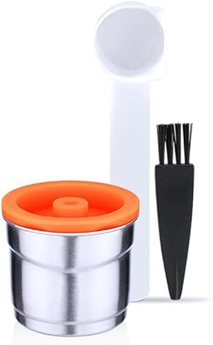 JOYSOG Filtros de café reutilizables, kit de cápsulas de café reutilizables de acero inoxidable para cápsulas de café illy accesorio para máquina de