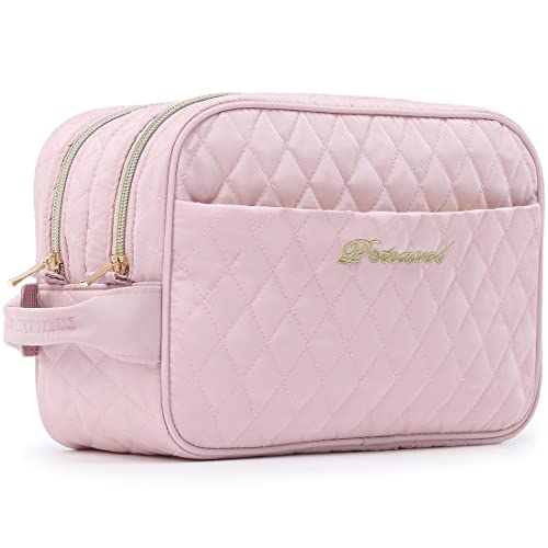 Cosmetic Bags, Makeup Bag Cosmetic Bag for Women Cosmetic Travel Makeup Bag Large Travel Toiletry Bag for Girls Make Up Bag Brush Bags, by VanFn P.Travel Series