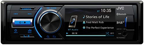 JVC KD-X561DBT USB-Autoradio mit DAB+, Bluetooth und 3 TFT-Farbdisplay (Rückfahrkameraeingang, AUX-Eingang, MP3, WMA, FLAC, DSP, 4 x 45 Watt)