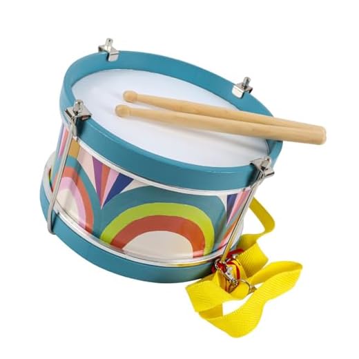 Tambores naturales de madera para niños explorar música y practicar habilidades motoras