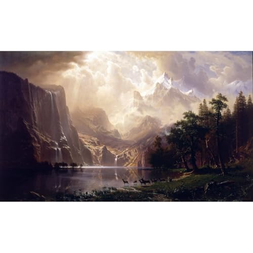 Poster Bierstadt 101,6 x 127 cm pour s'évader dans la Sierra Nevada