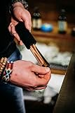 HEY JOE! - Deluxe Comb Leather Case | Męski grzebień kieszonkowy z etui ze skóry naturalnej