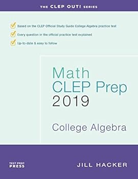 Paperback Math CLEP Prep: College Algebra Book