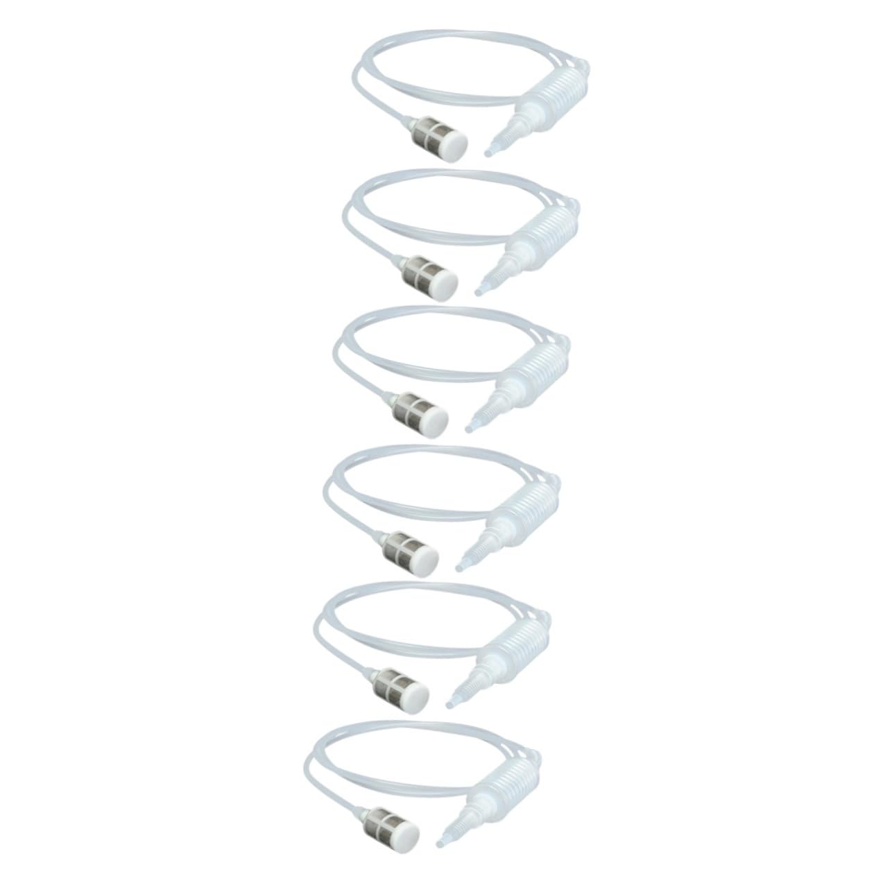 BRIGHTFUFU 3sets Professional Wine Hose Multifunction Liquid Sucker for Home Brewing 2pcs*3