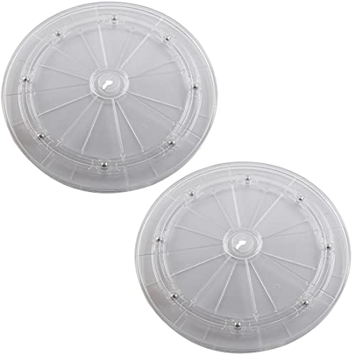 SDTC Tech 2 Pack 8 Inch Lazy Susan Turntable Organizer 360 Degree Rotating image 4