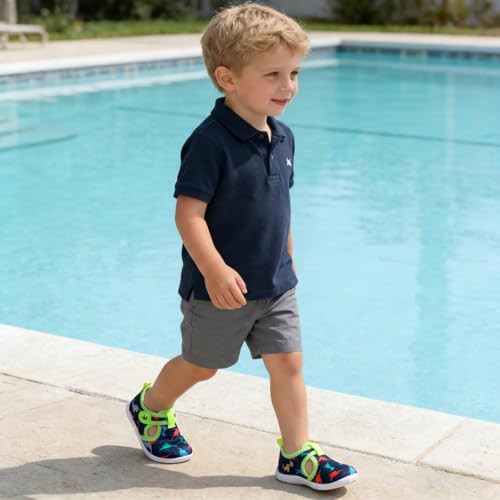Image of FEETCITY Boys Girls Water Shoes Kids Aqua Socks Quick Dry Barefoot for Beach Swimming Pool