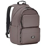 LARKSON Schulrucksack Mädchen & Jungen Teenager Braun - No 3 Advanced - Großer Rucksack Damen & Herren für Schule - 16' Laptopfach - Aus Recyceltem PET - Wasserabweisend