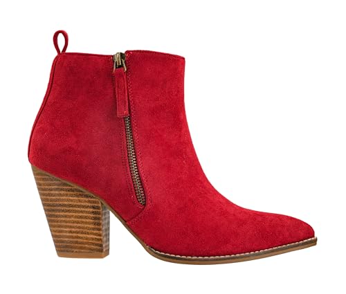 Corkys Footwear Hey Girl Women's High Standards 3.5-Inch Heeled Bootie, Featuring Two Functional Side Zippers and A Lightly Cushioned EVA Insole For All Day Comfort2