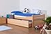 Produktbild Kinderbett/Jugendbett"Easy Premium Line" K1/1h inkl. 2. Liegeplatz und 2 Abdeckblenden, 90 x 200 cm Buche Vollholz massiv Natur
